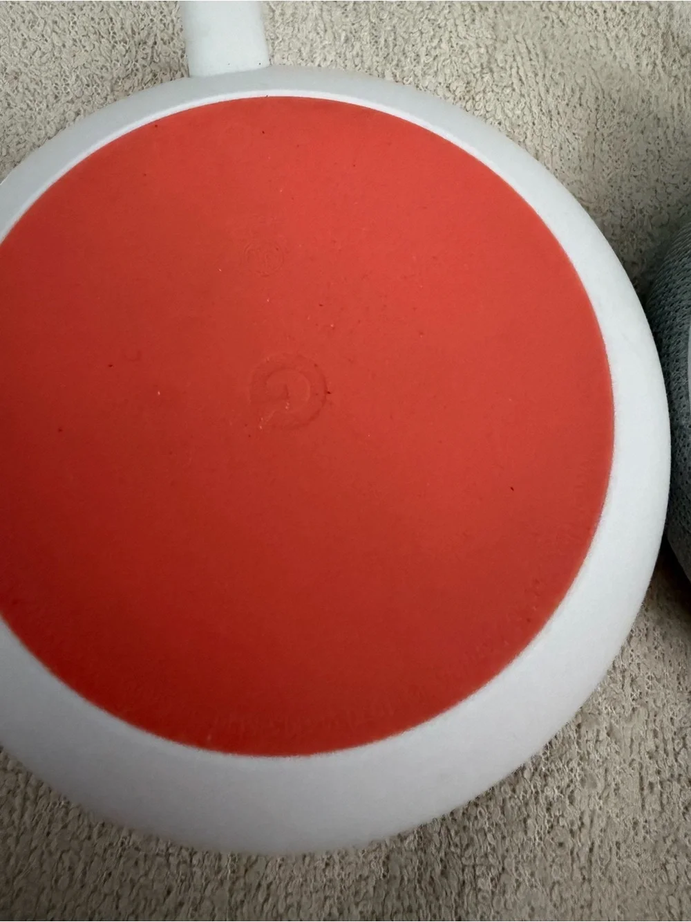 google Nest Mini Smart Speaker with Coral White Base